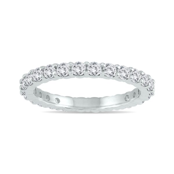 AGS Certified Diamond Eternity Band in 14K White Gold (1.15 - 1.40 CTW)- RGF56718
