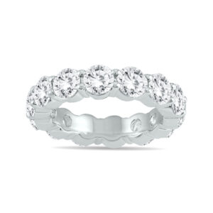 AGS Certified Diamond Eternity Band in 14K White Gold (5.85 - 6.75 CTW)- RGF56728