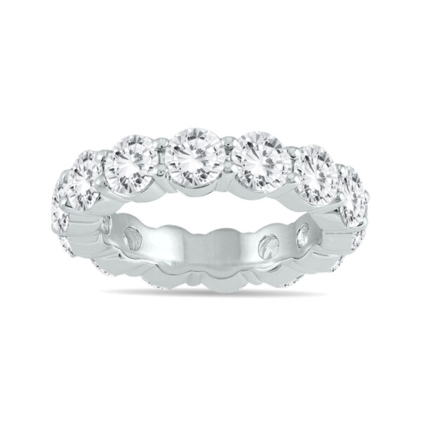 AGS Certified Diamond Eternity Band in 14K White Gold (5.85 - 6.75 CTW)- RGF56728