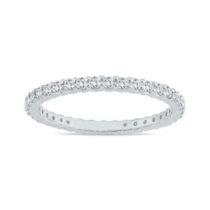 10K White Gold Diamond Eternity Band (.48 -.57 CTW)- RGF56758