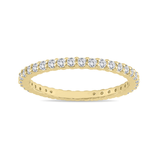14K Yellow Gold Diamond Eternity Band (.48 -.57 CTW)- RGF56761