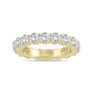 AGS Certified Diamond Eternity Band in 14K Yellow Gold (3.20 - 3.80 CTW)- RGF56767