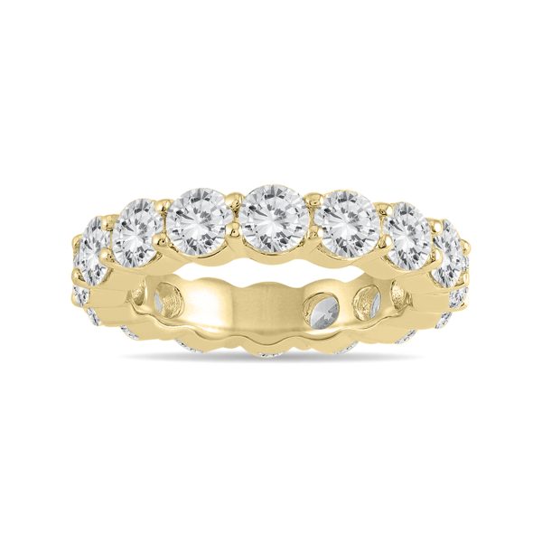 AGS Certified Diamond Eternity Band in 14K Yellow Gold (4.62 - 5.61 CTW)- RGF56769