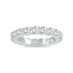 AGS Certified Diamond Eternity Band in 14K White Gold (2.55 - 3 CTW)- RGF56784