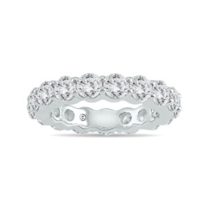 AGS Certified Diamond Eternity Band in 14K White Gold (3.75 - 4.25 CTW)- RGF56786