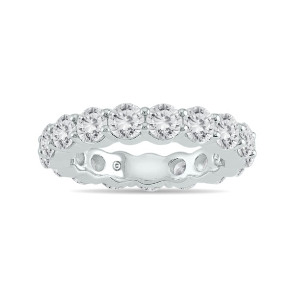 AGS Certified Diamond Eternity Band in 14K White Gold (3.75 - 4.25 CTW)- RGF56786