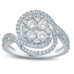 1 Carat TW Diamond Isabella Ring in 10K White Gold- RGF57742