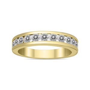 1 Carat TW Channel Set Diamond Band in 10K Yellow Gold- RGF60409