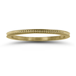 Thin 1MM Wedding Band in 14K Yellow Gold- WBU58813