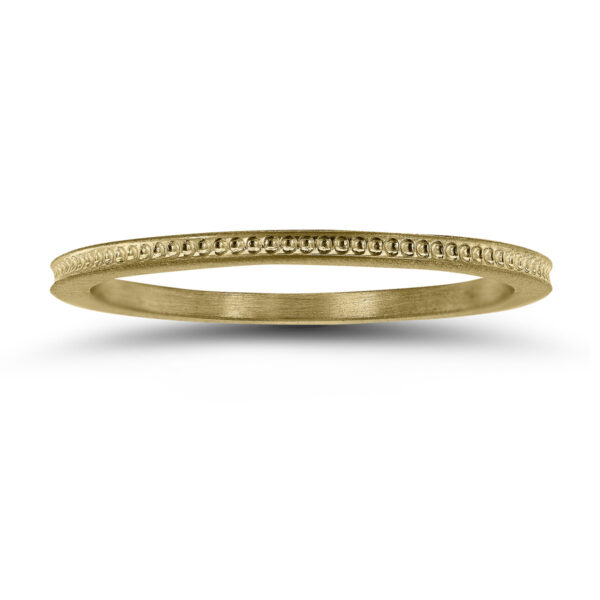 Thin 1MM Wedding Band in 14K Yellow Gold- WBU58813