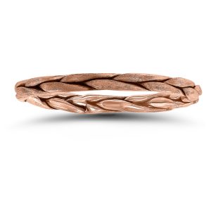 1.7MM Braided Wedding Band in 14K Rose Gold- WBU58839