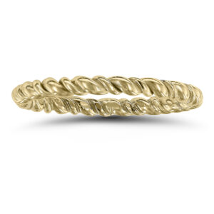 1.7MM Rope Twist Wedding Band in 14K Yellow Gold- WBU58846