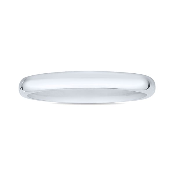 Platinum 2mm Domed Comfort Fit Wedding Band- WBU59232
