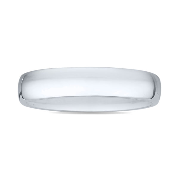 Platinum 4mm Domed Comfort Fit Wedding Band- WBU59234