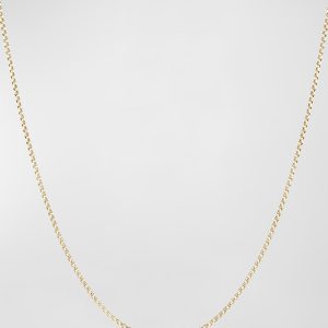 Box Chain Necklace with Spiritual Bead Clasp- sku167140286