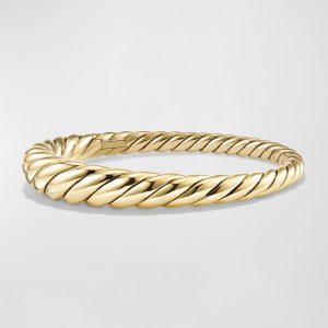 9.5mm Pure Form Cable 18K Bracelet, Size M- sku166970453