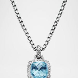 Albion Pendant with Diamonds in Silver, 15.3mm- sku158971943