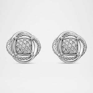 Infinity Earrings with Diamonds- sku106700508