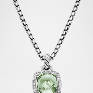 Albion Pendant with Diamonds in Silver, 18.8mm- sku170371594