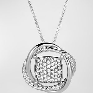 11mm Pave Diamond Infinity Necklace- sku106130148