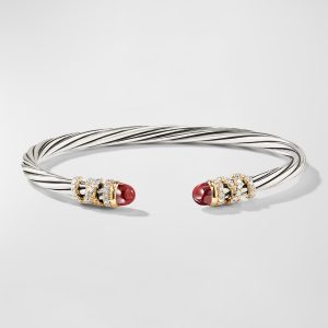 4mm Helena Cabochon Tip Bracelet with Diamonds- sku178790886