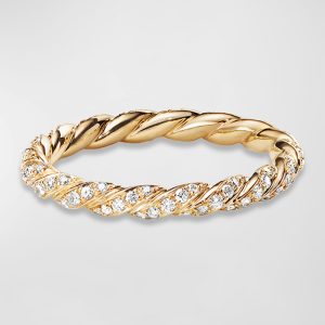 Paveflex 18K Gold & Diamond Petite Ring, Size 5- sku194640048