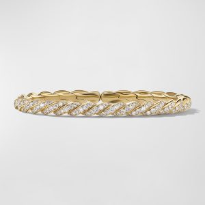 Paveflex 18k Gold & Diamond Bracelet, Size S- sku181380620