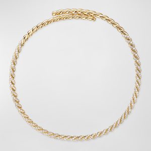 Paveflex 18k Diamond Necklace- sku182730035