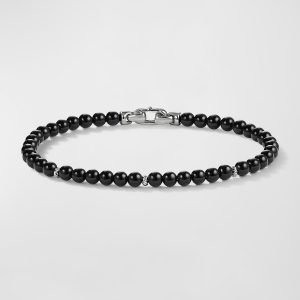 4mm Bijoux Spiritual Beads Bracelet with Silver- sku199002680
