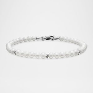 4mm Bijoux Spiritual Beads Bracelet with Silver- sku199010539