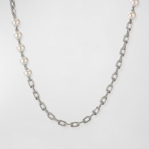 Madison Pearl Chain Long Necklace, 36"L- sku199002878