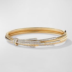 8.5mm Angelika Bracelet with Diamonds and Gold- sku205250019