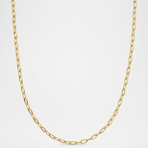 3mm Madison Necklace in 18k Gold- sku215040689