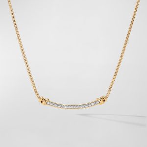 Petite Helena Wrap Diamond Station Necklace in 18k Gold- sku210972565
