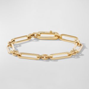 Lexington Chain Bracelet in 18K Gold, 6.5mm, Size M- sku210730659