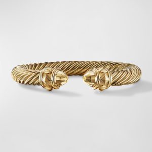 Renaissance Cable Bracelet in 18K Gold, 9mm, Size L- sku211004902