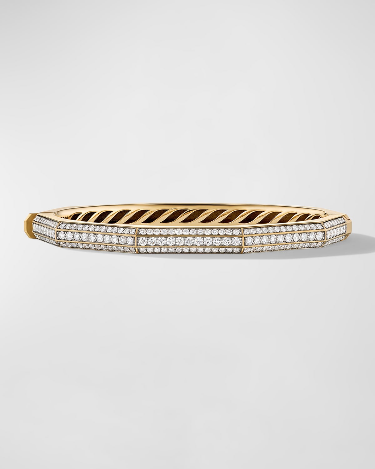 Carlyle Bracelet with Diamonds in 18K Gold, 5.5mm, Size L- sku214970035