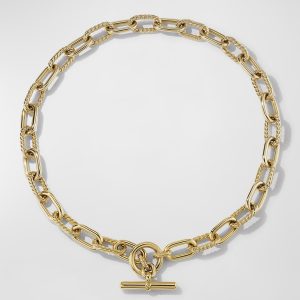 DY Madison Toggle Chain Necklace in 18K Gold, 11mm, 20"L- sku215074251