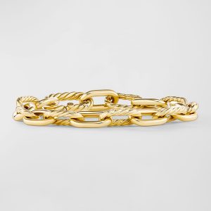 DY Madison Chain Bracelet in 18K Gold, 8.5mm, Size S- sku221070135