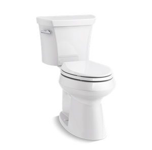 Highline® Comfort Height® Two-piece elongated 1.28 gpf chair height toilet - K-76301-0
