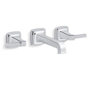 RiffÆ Wall-mount bathroom sink faucet trim, 1.2 gpm - K-T26432-4-CP