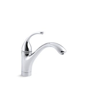 Forté® Single-hole kitchen sink faucet with 9-1/16" spout - K-10415-CP