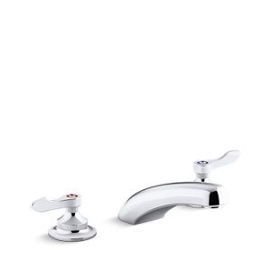 Triton® Bowe® 0.5 gpm widespread bathroom sink faucet with aerated flow and lever handles, drain not included - K-800T20-4ANA-CP