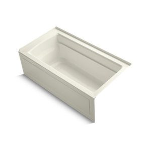 Archer® 60" x 32" integral apron Heated Bubble Massage air bath with Bask® heated surface and right-hand drain - K-1122-GHRAW-96