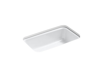 Bakersfield 31" x 22" x 8-5/8" undermount single-bowl kitchen sink with 5 faucet holes - K-5832-5U-0