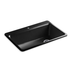 Riverby® 33" top-mount single-bowl workstation kitchen sink - K-5871-1A2-7