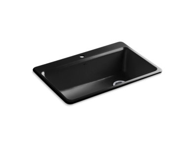 Riverby® 33" top-mount single-bowl workstation kitchen sink - K-5871-1A2-7