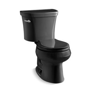 Wellworth® Two-piece round-front 1.28 gpf toilet with 14" rough-in - K-3947-7