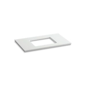 Solid/Expressions® 37" vanity top with single Verticyl® rectangular cutout - K-5457-S33