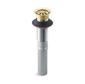 Bathroom sink grid drain without overflow - K-7129-PB